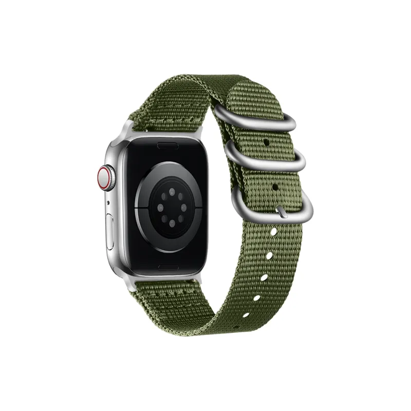 DUALMM Apple Compatibility Watch Band 225mm 38/40/41/42/44/45/49MM Nylon Material-6
