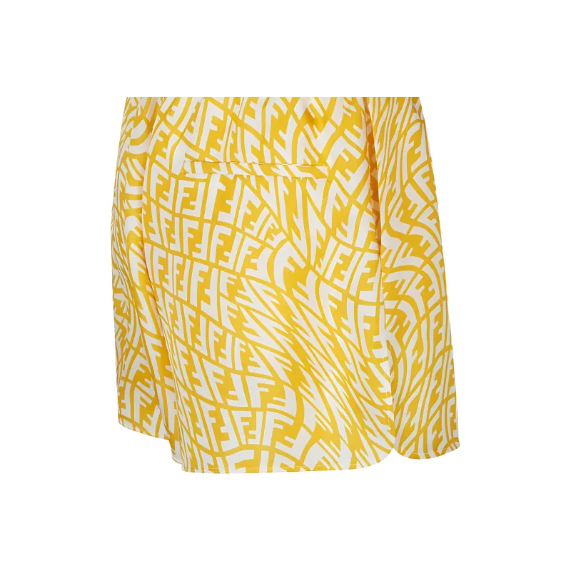 FENDI Casual Shorts Men's Yellow-4