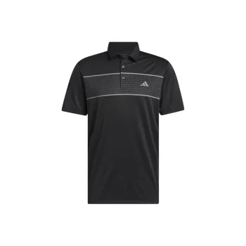 Adidas Chest Stripe Polo Shirt Polo Shirt Men's Black