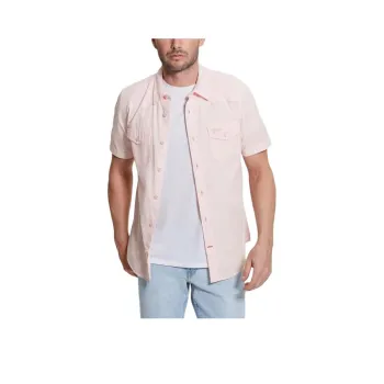 GUESS Shirts Men Light Pink