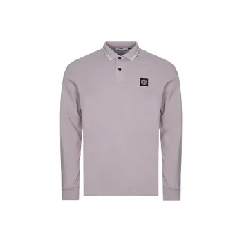 STONE ISLAND Polo Shirt Men's Purple