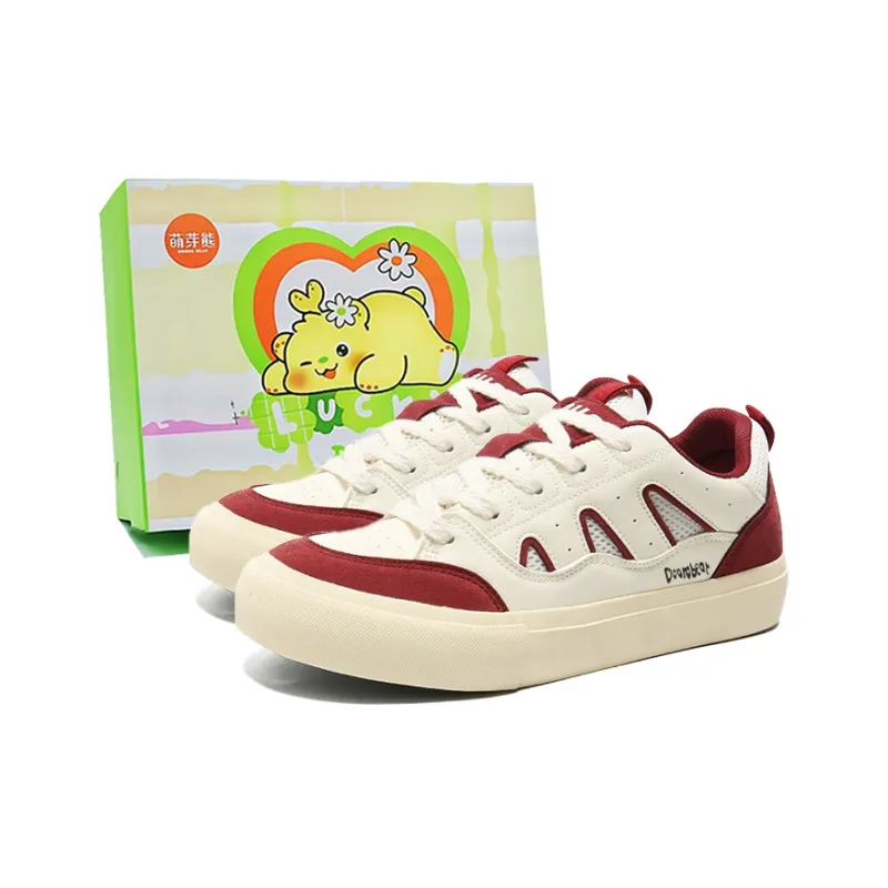 Budding Bear Slip Resistant, Abrasion Resistant, Lightweight, Breathable Low Top Skateboard Shoes Men's Box-6