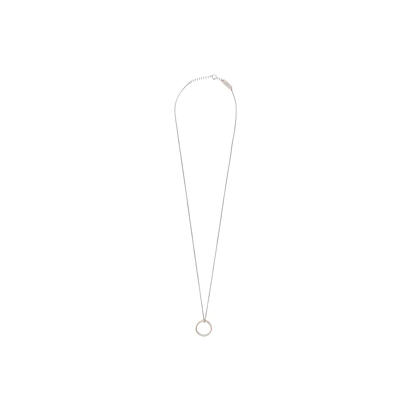 Maison Margiela Pendant Logo Ring Necklace-1