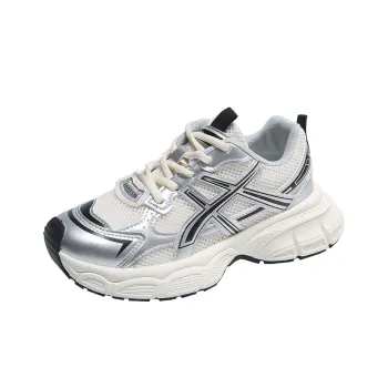 Boogie Bear Breathable Height Increase Low Top Chunky Sneakers Women's