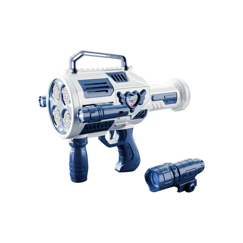 Cute Baby Four Cylinder Bubble Blower Machine, Handheld Electric Bubble Machines-6