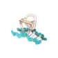 Blue Heart Transparent Medium Size Claw Clip