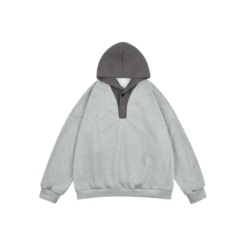 PAINT STAIN Sweatshirt Unisex Gray-0
