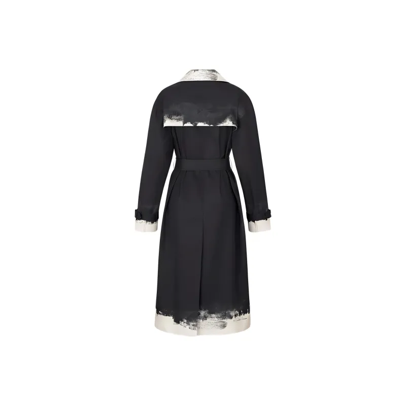 DIOR Trench Coats Women's Black-1