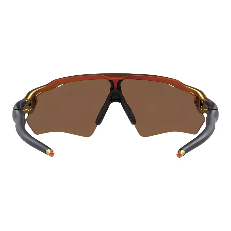 Oakley TR/Memory Plastic Irregular Shape Sunglasses Unisex Brown-2