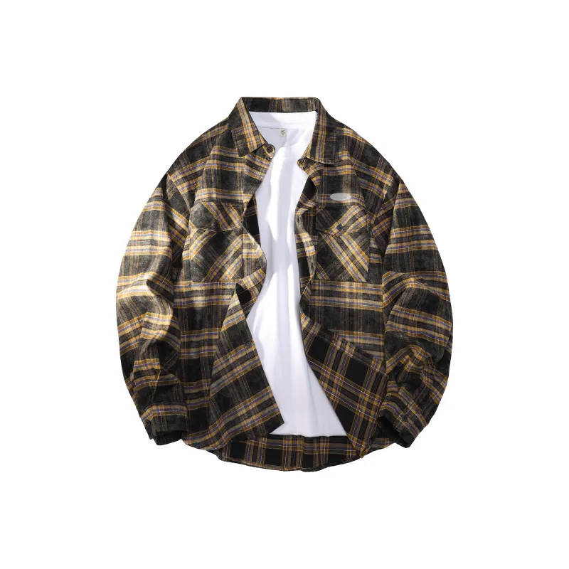 FASTFISH Shirt Unisex Vintage Coffee-0