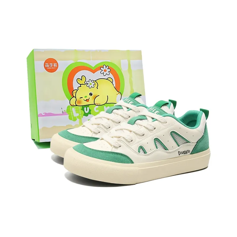 Budding Bear Slip Resistant, Abrasion Resistant, Lightweight, Breathable Low Top Skateboard Shoes Men's Box-12
