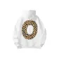 White Leopard Print Letter O (Thickened and Fleece-Lined)