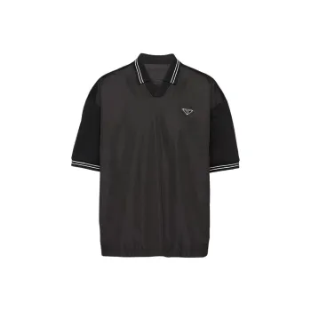 PRADA FW23 Polo Shirt Men's Black