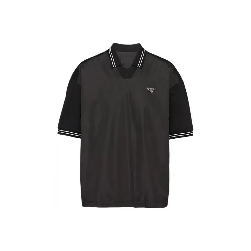 PRADA FW23 Polo Shirt Men's Black-0