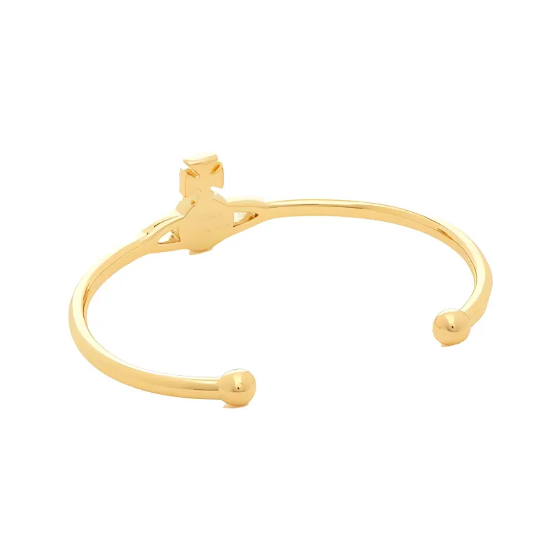 Vivienne Westwood Grace Bas Relief Open Bangle-1