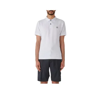 STONE ISLAND Polo Shirt Men's White