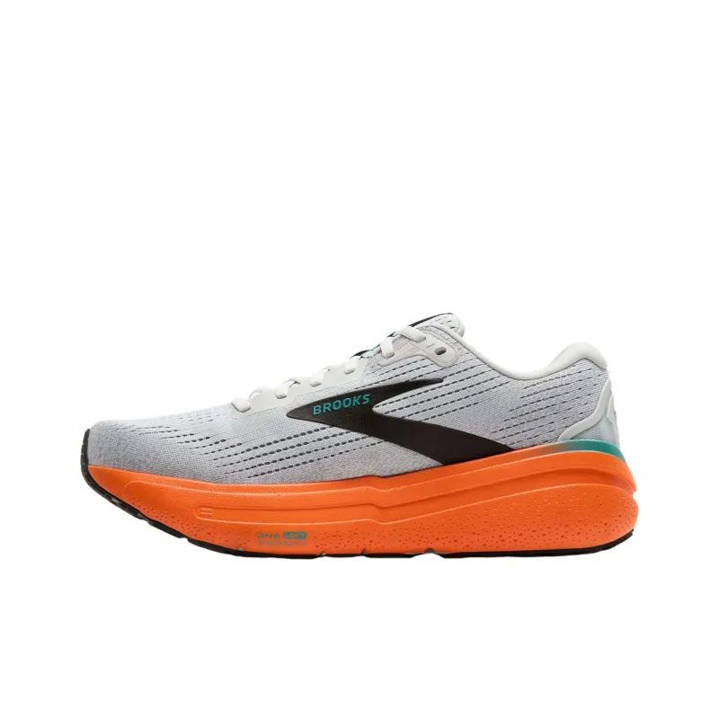 Brooks Ghost Max 2 Anti Slip Wear Resistant Low Top Casual Running Shoes Men's Gray-2