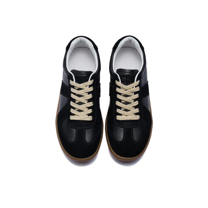 ΛOLUNKΛ Lightweight, Breathable, Quick Dry, Slip Resistant Low Top Skateboard Shoes Unisex-12