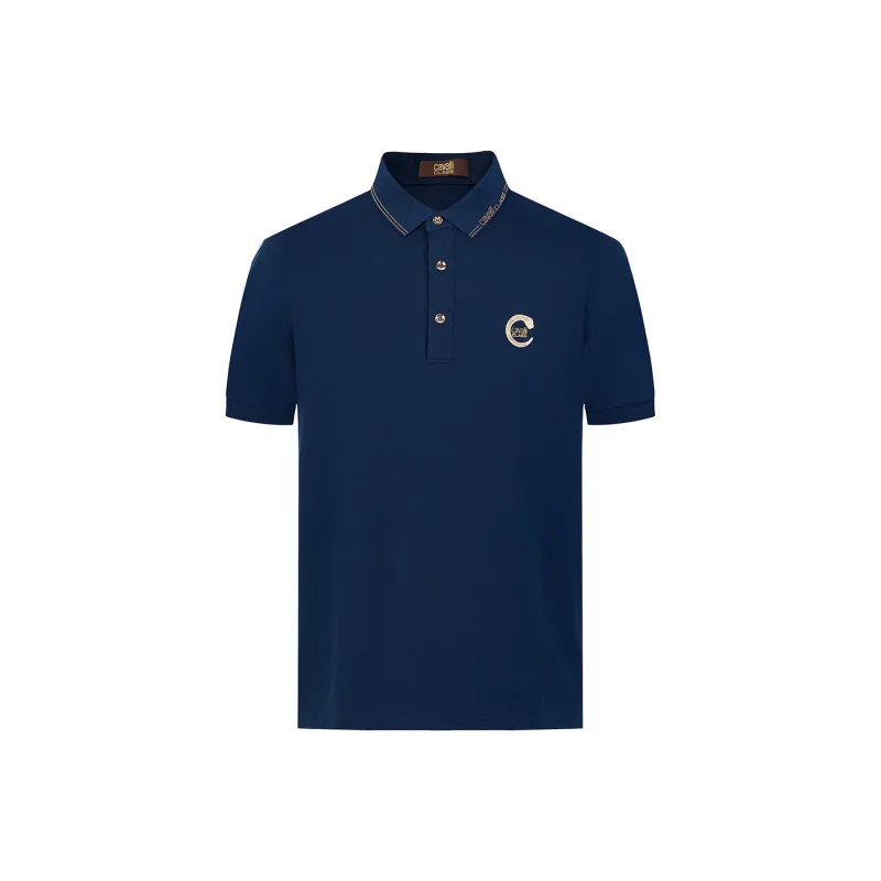 Cavalli Class Polo Shirt Men's Black-14