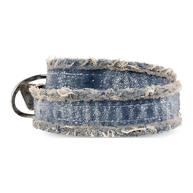 DIESEL B-1DR Embellished Raw-Cut Buckle Belt-1