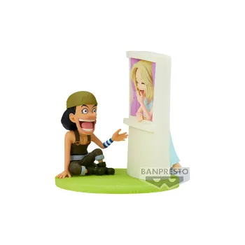 BANPRESTO Usopp One Piece Characters WCF Memorable Moment, Liangliang And Jiaya Bonus Gifts