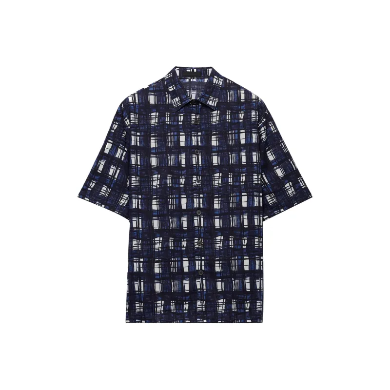 PRADA Pattern Printed Short Sleeved Shirt-0