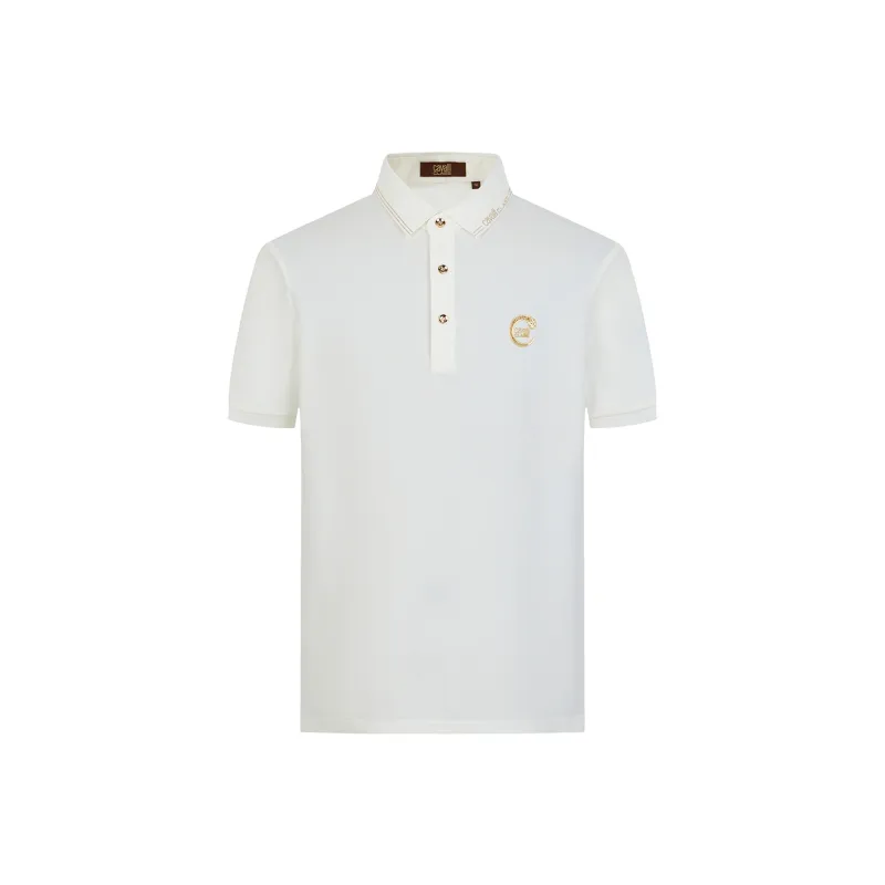 Cavalli Class Polo Shirt Men's Black-4