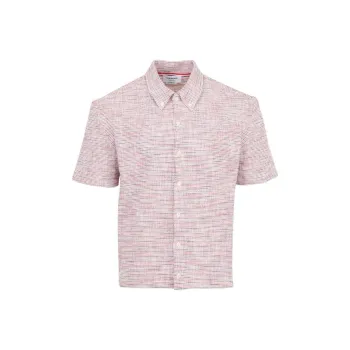 THOM BROWNE RWB striped Tweed Shirt