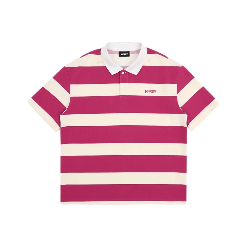 NERDY SS24 Polo Shirt Unisex Fuchsia-0