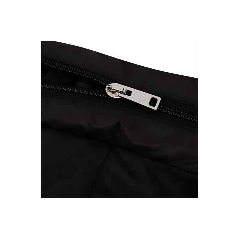 PRADA Logo Plaque Zip Up Raincoat-6