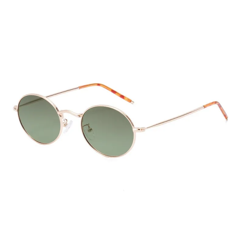 Thunder Pailong Metal Round Sunglasses Unisex-6