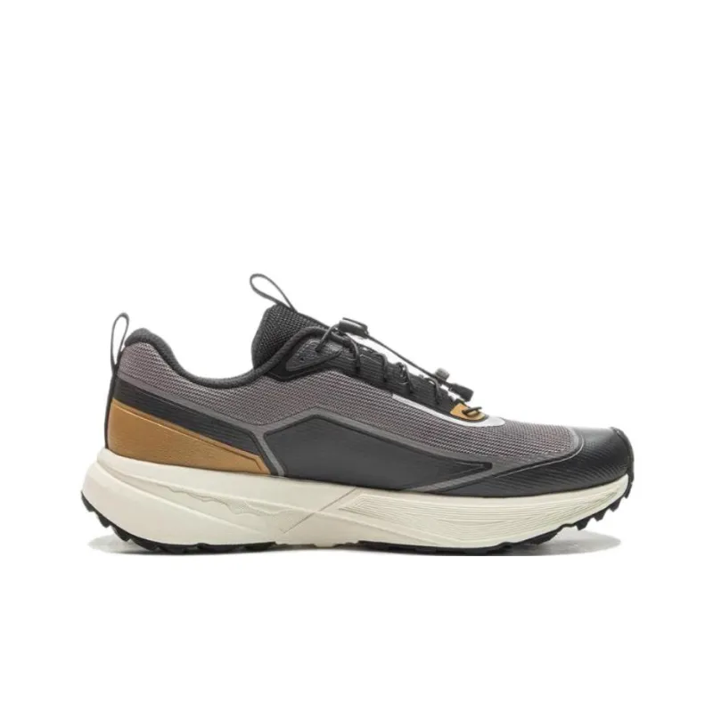 LiNing CF Tracing Walking Landscape Anti Slip Wear Resistant Low Top Casual Shoes Men's Gray Black-1