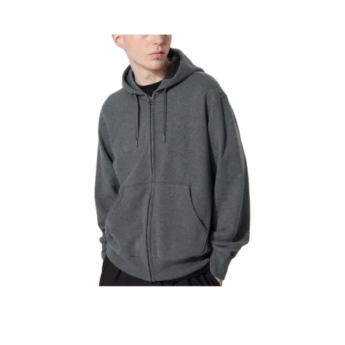 UNIQLO Sweatshirt Men's Lead Gray