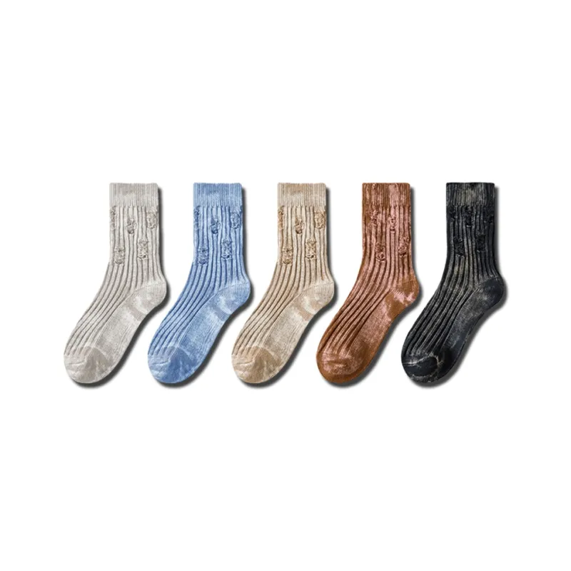 YOOKA Mid Calf Socks Unisex Combo Set-6
