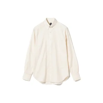 Beams Shirts Men Ecru