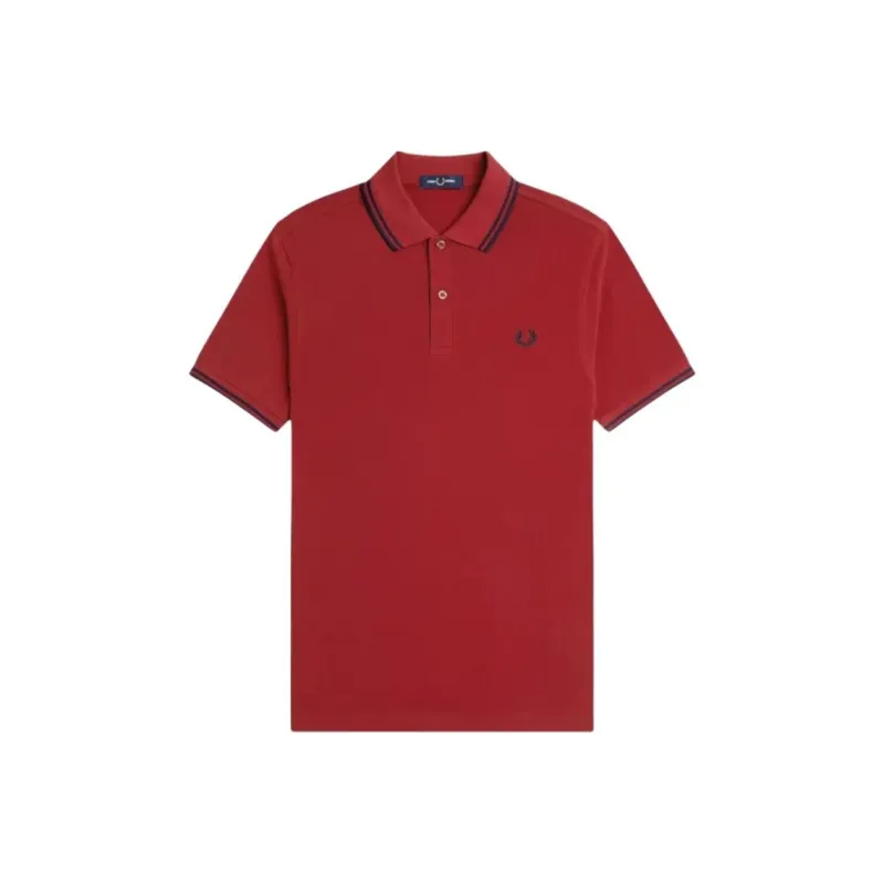 FRED PERRY Polo Shirt Men's Red-0