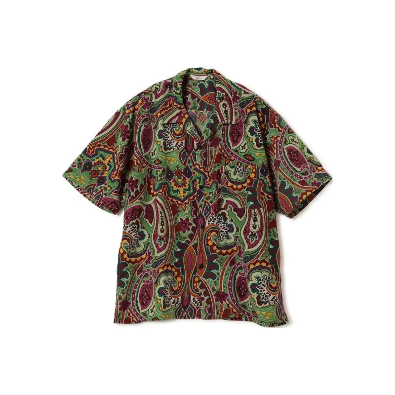 Beams Shirts Men Orange-0