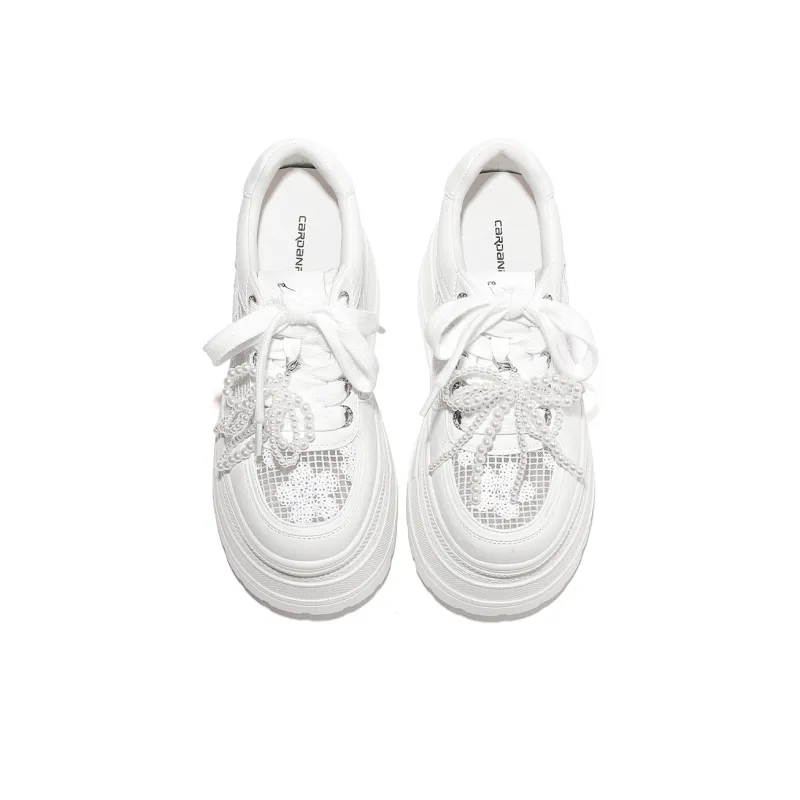 CARDANRO Small sized Sky Vegetables Low Top Skateboard Shoes Women's-4