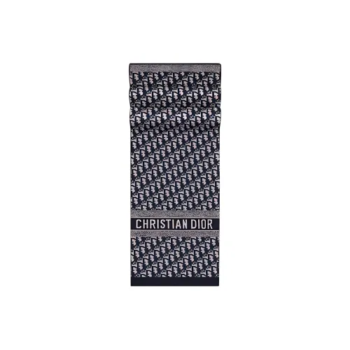 DIOR Knit Scarves Women's Dark Blue