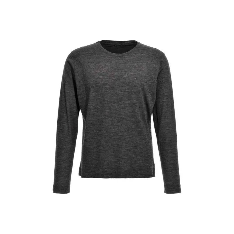 Zanone Long Sleeved Crewnek Knitted Top-0