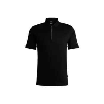 HUGO BOSS Zip fastening Polo Shirt