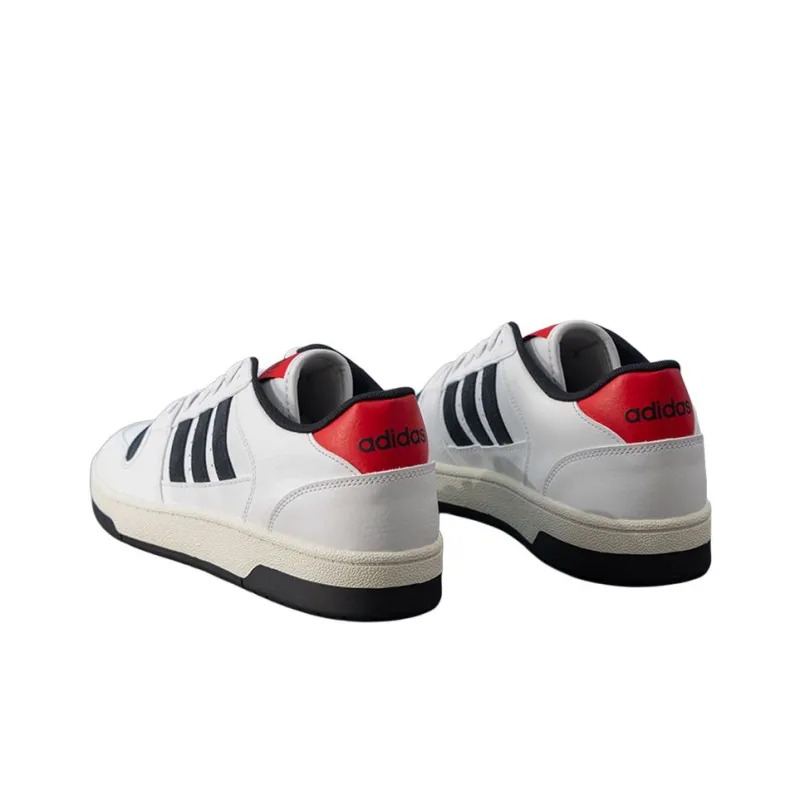 Adidas BREAK START Anti Slip Wear Resistant Low Top Skateboard Shoes Unisex White-3
