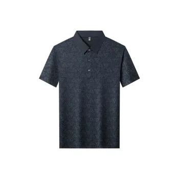 Devanro Polo Shirt Men's Upper Cyan