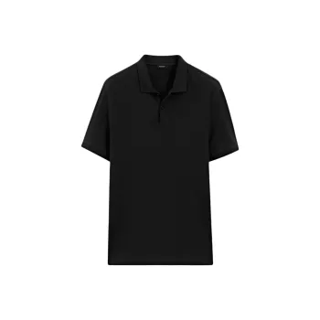 Massimo Dutti Polo Shirt Men's Black