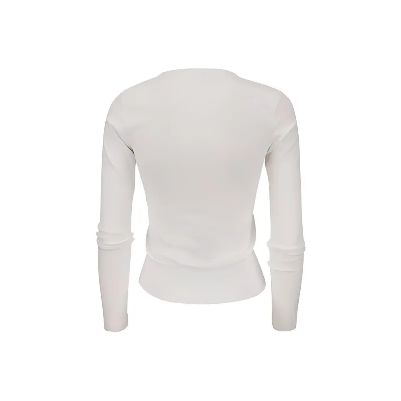 Brunello Cucinelli V Neck Long Sleeved Top-1