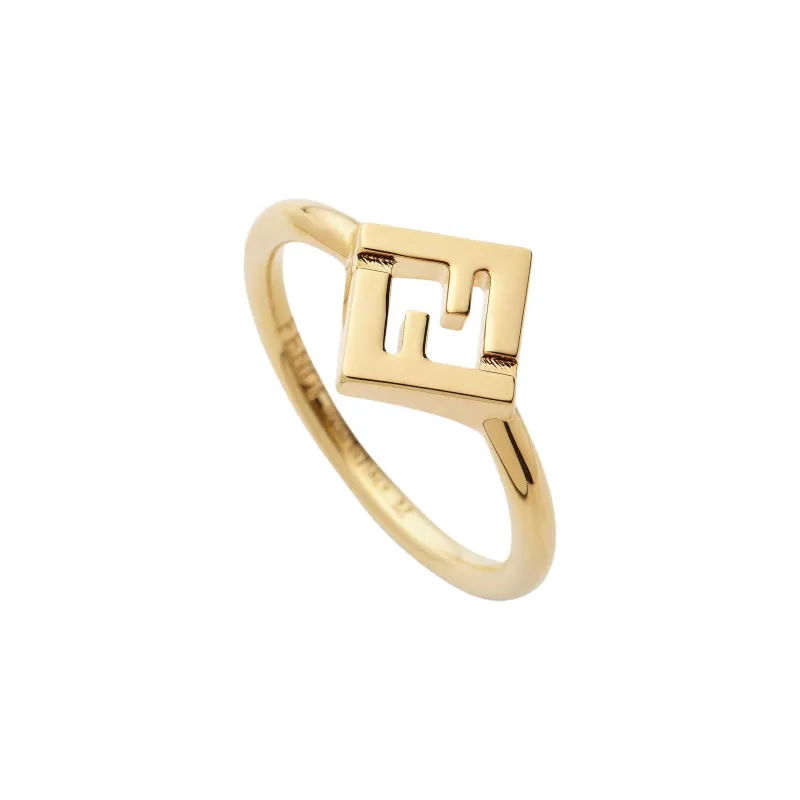 FENDI Copper, Metal Rings Women's Gold-1