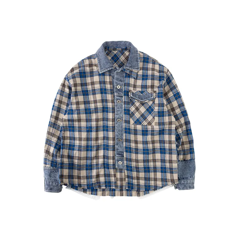8FF Shirt Unisex Mumbai Blue Plaid-0