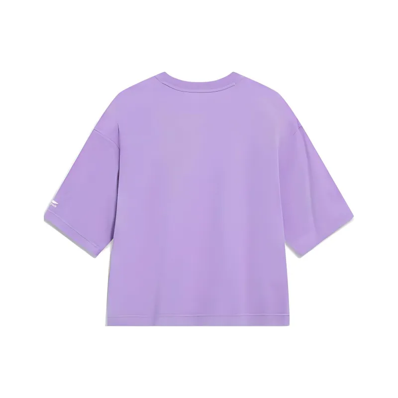 LiNing Sports Fashion Collection T Shirt Women's Vero Rose Purple-1