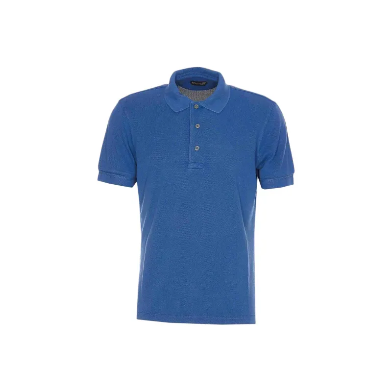 TOM FORD Button Detailed Short Sleeved Polo Shirt-0