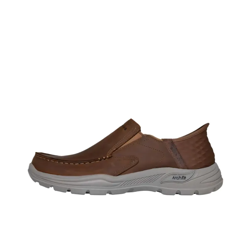 Skechers Arch Fit Motley Low Top Training Shoes Men's Umber-0